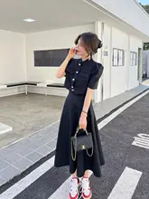 トレンドデザインのショートジャケット＆ロングスカート【おしゃれな短袖・ファッションスタイル】（セットアップ対応）