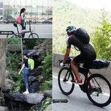男女共用 軽量ヘルメット収納可能 防水アウトドア登山自転車リュック