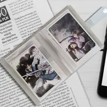 A6縦型 シンプルなPP透明マットアルバム【明信片収納・印刷可能・記念アルバム】