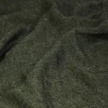 ブラックホワイトのリネン生地【厚手・服飾用・極上の柔らかさ】
