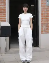 Audwyn ベーシック ラウンドネック 半袖Tシャツ【高弾性・スリムフィット・重ね着に最適】