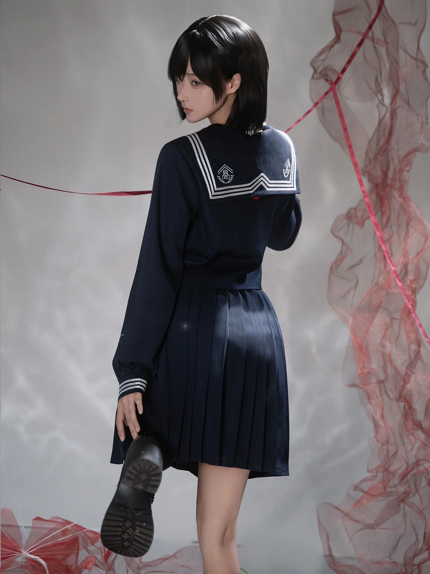 深水雛子コスプレ衣装：寂静領・紺色JK制服の実用性と使用シーン