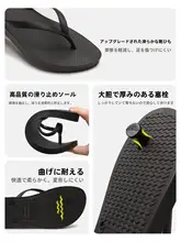 細ストラップのシンプルビーチサンダル【男女兼用・軽量・滑り止め・カジュアル用】