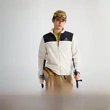 Toread 極上の柔らかさ！男女兼用 フリース素材のアウトドアジャケット【立ち襟・保温・抗静電気】