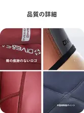 DIVE&SAIL 2MM 背中開き 半包臀デザイン フィットネス用ビキニスタイルのダイビングウェア