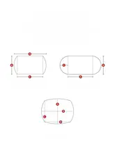 ALsen 現代風レザー テーブルマット【防水・防油・高級感】
