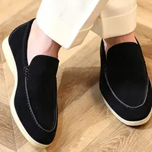 ローファー メンズ スエード スリッポン カジュアルシューズ 履きやすい SummerWalk 夏用 「ZEYIMAKE」