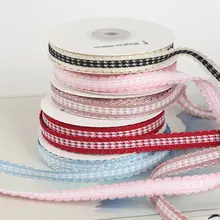 チェック柄リボン【極上の柔らかさ・DIY用・ギフト包装・服飾用】