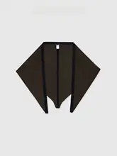 おしゃれで温かい！メリノウールニットスカーフ【極上の柔らかさ・シンプルデザイン】