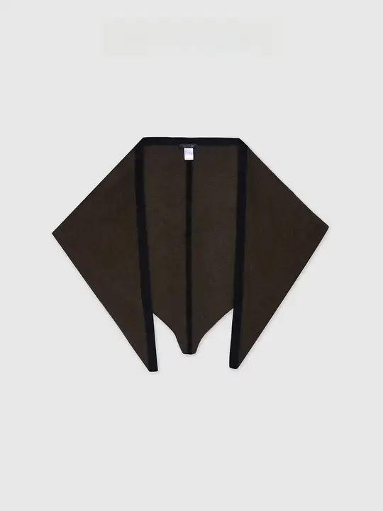 おしゃれで温かい！メリノウールニットスカーフ【極上の柔らかさ・シンプルデザイン】