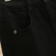 通勤用ストレートフィットデニムパンツ【すっきり見せ・束脚デザイン】（セットアップ対応）