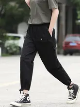 ミリタリーグリーンのワークパンツ【レディース・カジュアル・ストレート・ワイドレッグ・春秋用】（セットアップ対応）