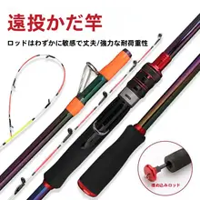 遠投用カーボン釣り竿【ソフトテール・小型・ボート釣り対応】