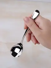 ステンレス製 子供用 スプーン 小サイズ ベビー スプーン 食事練習用 スプーン 深型 スープスプーン 食品用 グレード
