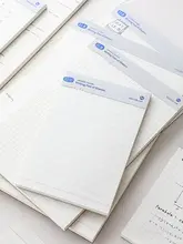 シンプルな上翻式ノートブック【横罫・方眼・空白ページ・カラフル・学習用】