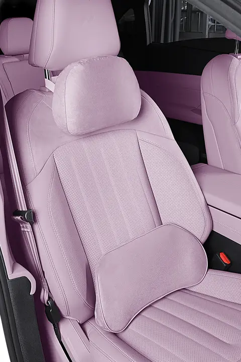 車内用ヘッドレスト・ネックピロー・ウエストサポートクッション【多機能・インテリアアクセサリー】