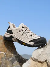 Camel 快適な通気性！アウトドア向け メンズハイキングシューズ【夏用・防寒機能付き・カジュアルデザイン】