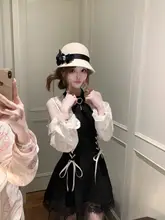 黒の肩出しワンピース【清楚系・秋冬用・デザイン性】