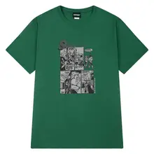 アメリカンヴィンテージ風 漫画プリントTシャツ【男女兼用・半袖・フィット】