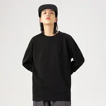 綿100%厚手長袖Tシャツ【ゆったり落ち感・アメリカンスタイル】