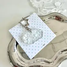 アクリル製 DIYクリエイティブフォントキーホルダー【本・バッグ用・アニメ関連】