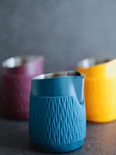 ラテアート用カップ【450ml・ノンハンドル・尖嘴・円嘴】