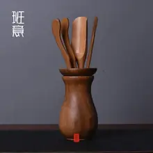 黒檀無垢材 茶道具 シックス ジュンジ スーツ