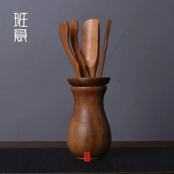 黒檀無垢材 茶道具 シックス ジュンジ スーツ