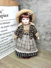 41cm 可愛い少女風 陶製ダッチドール【オフィス・リビングインテリア装飾用】