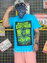 夏用 メンズ 半袖Tシャツ【コットン100%・フィット・淡いブルー】