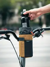 ROCKBROS 自転車用ボトルホルダー【折りたたみ式・ハンドル取り付け・斜め掛け対応】