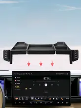 方程豹5用 車載磁吸式スマートフォン固定スタンド【収納メガネボックス付き】