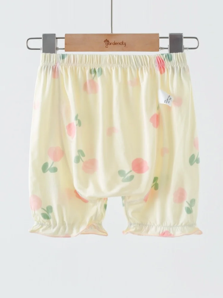 夏用ベビーショートパンツモダールフリル付き：くすみカラーの実際と着用ガイド