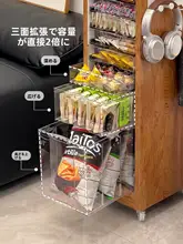 リビングルーム用スナック収納キャビネット、可動式多層引き出しタイプ
