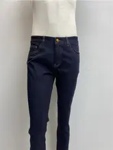 快適な着心地のブルーデニムパンツ【中腰・ストレートカット・洗濯機対応】