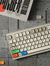 復古デザインの多言語対応PBTキーボードキーキャップ【熱昇華加工】