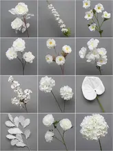 ホワイトフェイクフラワー 結婚式装飾用アートフラワー【吊り下げ用・舞台用背景・シルクフラワー】