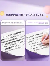 可愛いキャラクターの熱可擦ボールペン【ブルー・小学生向け・魔法の消しゴム芯】