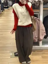 赤いニットトップス【ハイネック・秋冬春用・極上の柔らかさ】