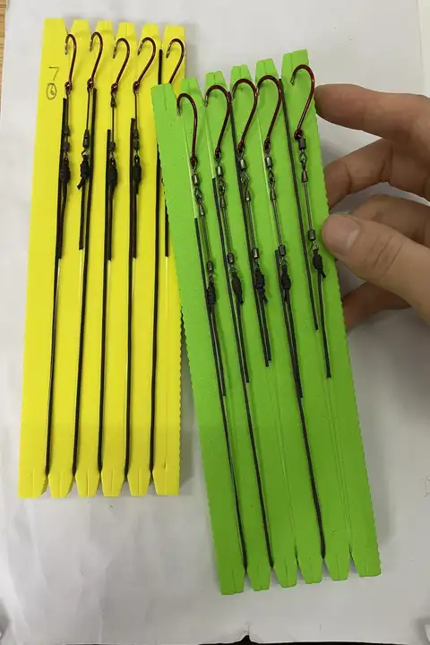 手巻き済みサーモン用釣りフック【防噛・絡まり防止・伊勢尼タイプ】