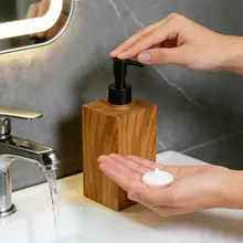 高級感あるプッシュ式洗剤ボトル【洗手用・乳液・シャンプー・ボディソープ対応】