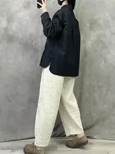 した着心地が魅力！ヴィンテージ風中式長袖シャツ【春用・大きいサイズ・カジュアルデザイン】（セットアップ対応）