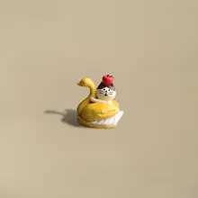 可愛らしいアヒルのデスクトップ飾り【オフィス向け・ギフトに最適】