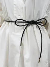 高級感あるソフトレザーチャンキーベルト【女性用・シャツやスカートにぴったり・夏用】