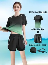大きいサイズ レディース水着セット【カバーアップ・分体式・成人用】