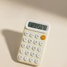 携帯計算機 学生用 小型 快適なシリコンボタン カラフルな色 可愛い