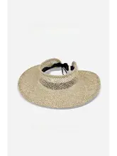 優雅なデザイン！天然素材の空頂帽子【夏用・通気性・大きなつば・日焼け防止】