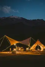 Naturehike ソーラーライト テント用飾りライト【屋外・キャンプ・連結可能】