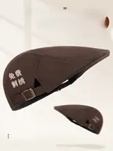 ロゴ入りワークキャップ【飲食店・ベレー帽・防髪効果】