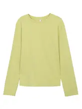 秋季用長袖Tシャツ【Vネック・ホワイト・スリムフィット】